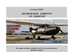 Tablet Screenshot of limousin-archeo-aero.fr